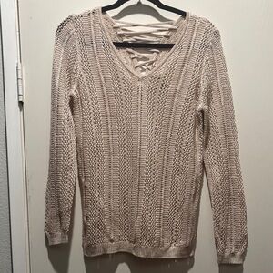 Guess Elegant Beige Knit Sweater